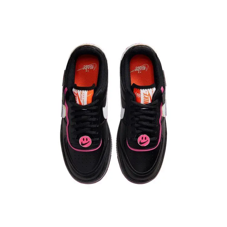 Air Force 1 Shadow Cosmic Fuchsia Sneakers da Donna Nero Limelight Bianco CU4743-001 42 5 miniatura 4