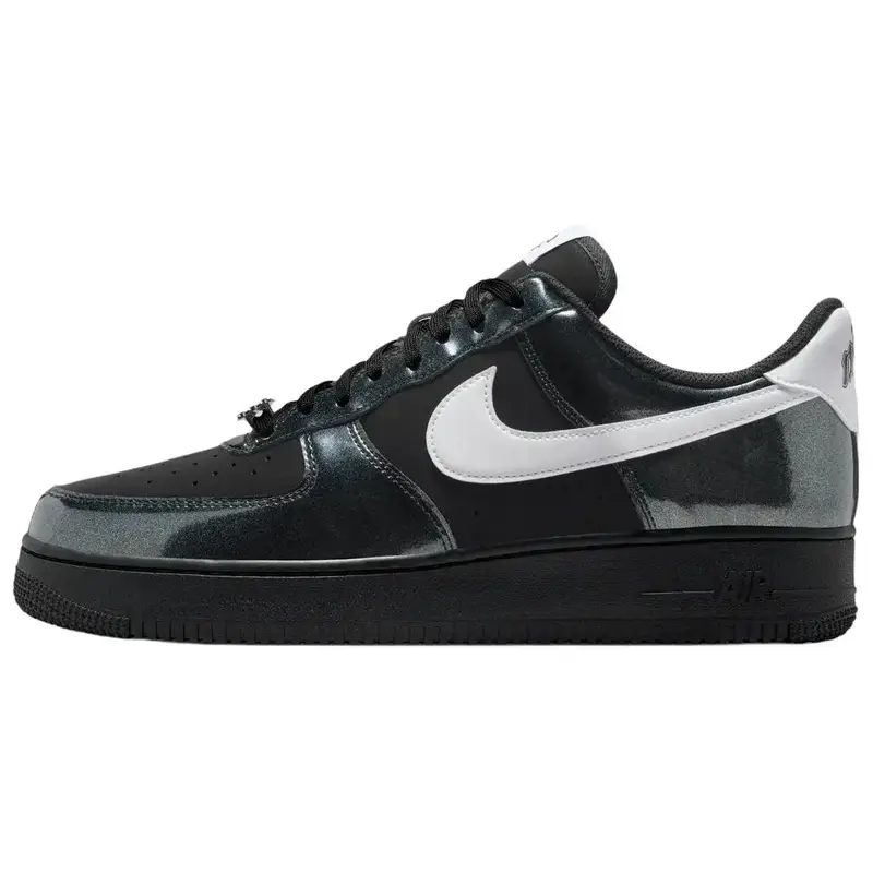 Air Force 1 Slip Resistant Skateboard Shoes Unisex Black White IB6843-001 40 5