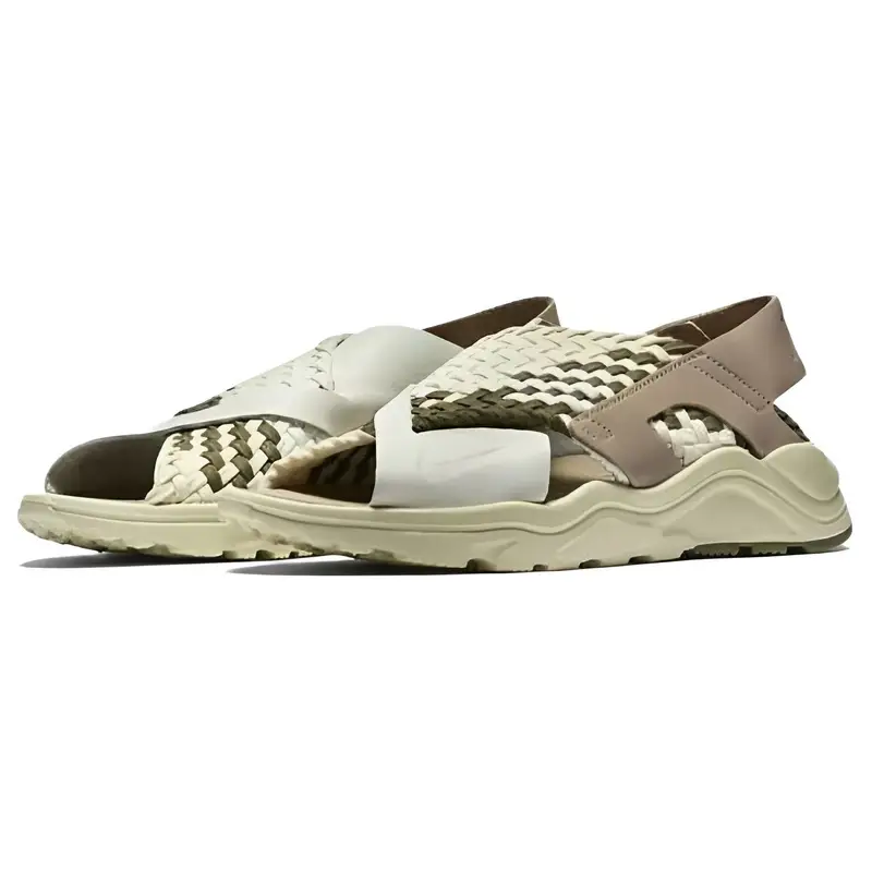 Air Huarache Ultra Sandalo Donna Sandali Tan Fossil Sail-Medium-Olive-Sand 885118-201 35 5 miniatura 2