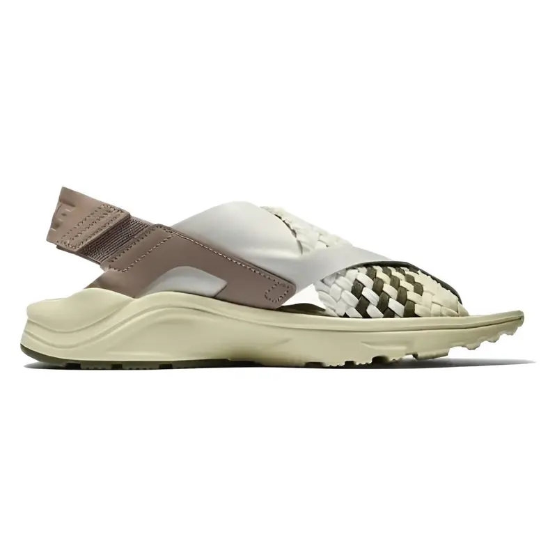 Air Huarache Ultra Sandalo Donna Sandali Tan Fossil Sail-Medium-Olive-Sand 885118-201 35 5 miniatura 4