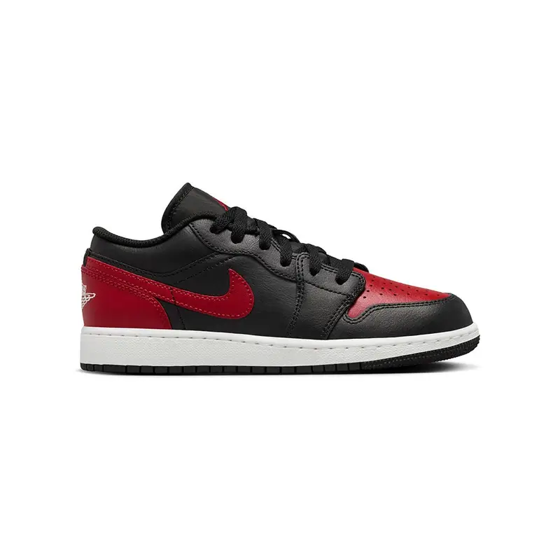 Air Jordan 1 Low Gs Nero Rosso - Sneakers Bambino EUR 39 / US 6 5Y