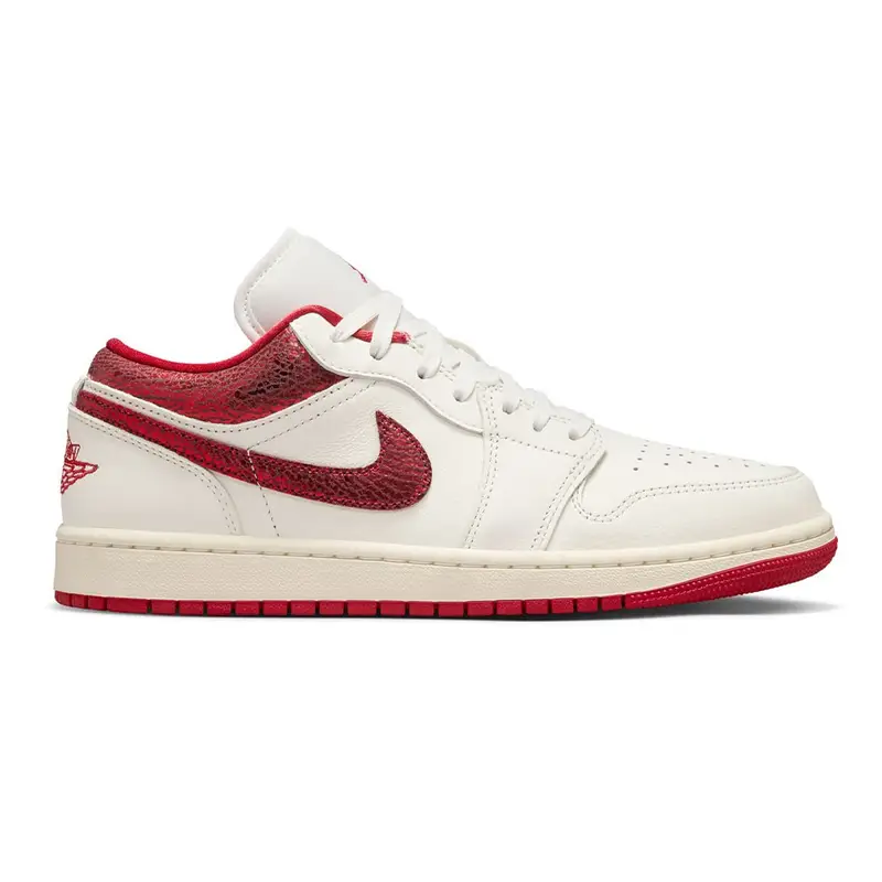 Air Jordan 1 Low Se Bianco Rosso - Sneakers Donna EUR 38 / US 7
