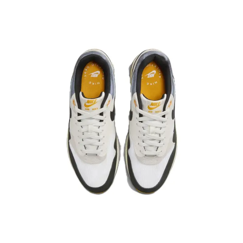 Air Max 1 Dipartimento Atletico - Light Bone University Gold Sneakers Unisex Crema FN7487-133 35 5 miniatura 3