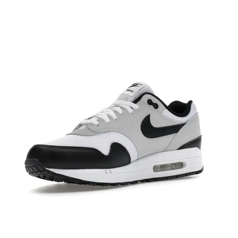Air Max 1 Essential Bianco Platino Puro Nero Sneakers Uomo FZ5808-102 40 miniatura 5