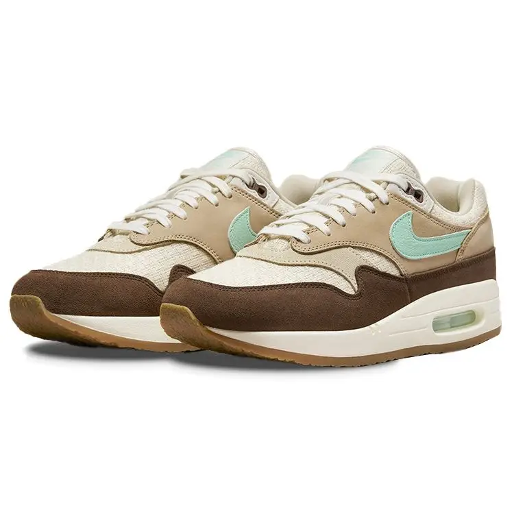 Air Max 1 Retro Crepe Hemp 2022 Sneakers Unisex Marrone Marrone Medio Schiuma Menta FD5088-200 40 miniatura 2