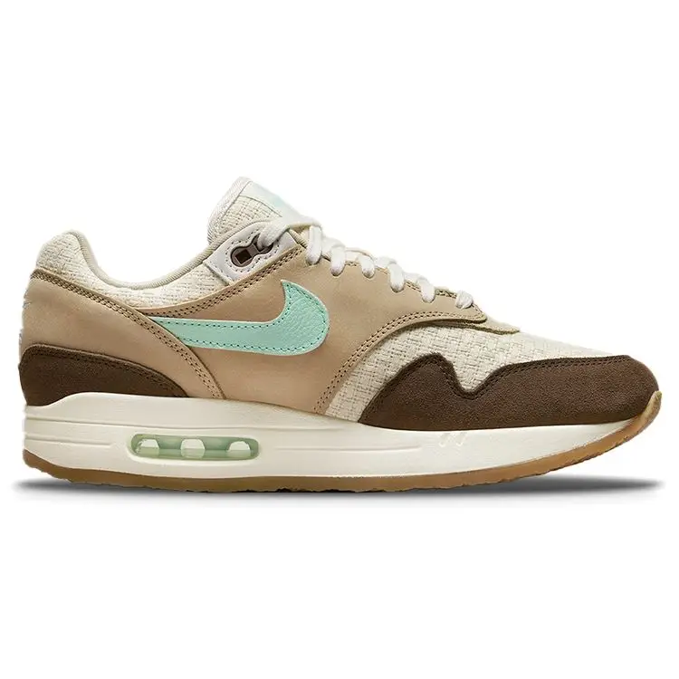 Air Max 1 Retro Crepe Hemp 2022 Sneakers Unisex Marrone Marrone Medio Schiuma Menta FD5088-200 49 5 miniatura 4