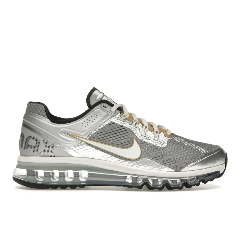 Air Max 2013 Argento Metallizzato Oro Scarpe da Ginnastica da Uomo Peltro Metallizzato Oro Metallizzato Fantasma HJ7901-095 42 5