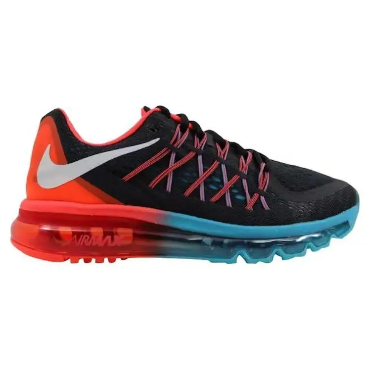 Nike Sneakers Uomo Nero e Rosso Brillante Air Max 2015 miniatura 3