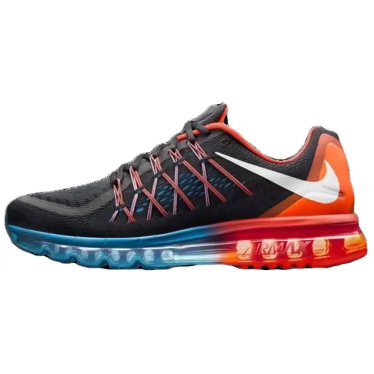 Nike Sneakers Uomo Nero e Rosso Brillante Air Max 2015