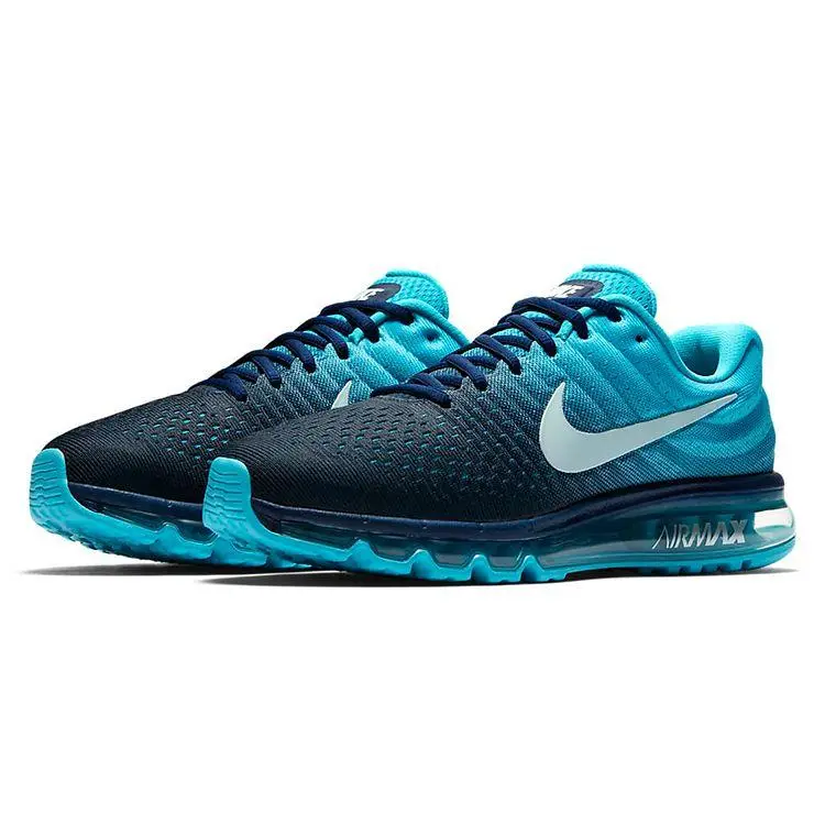 Air Max 2017 Binary Blue Sneakers da Uomo Glacier-Blue 849559-404 42 miniatura 4