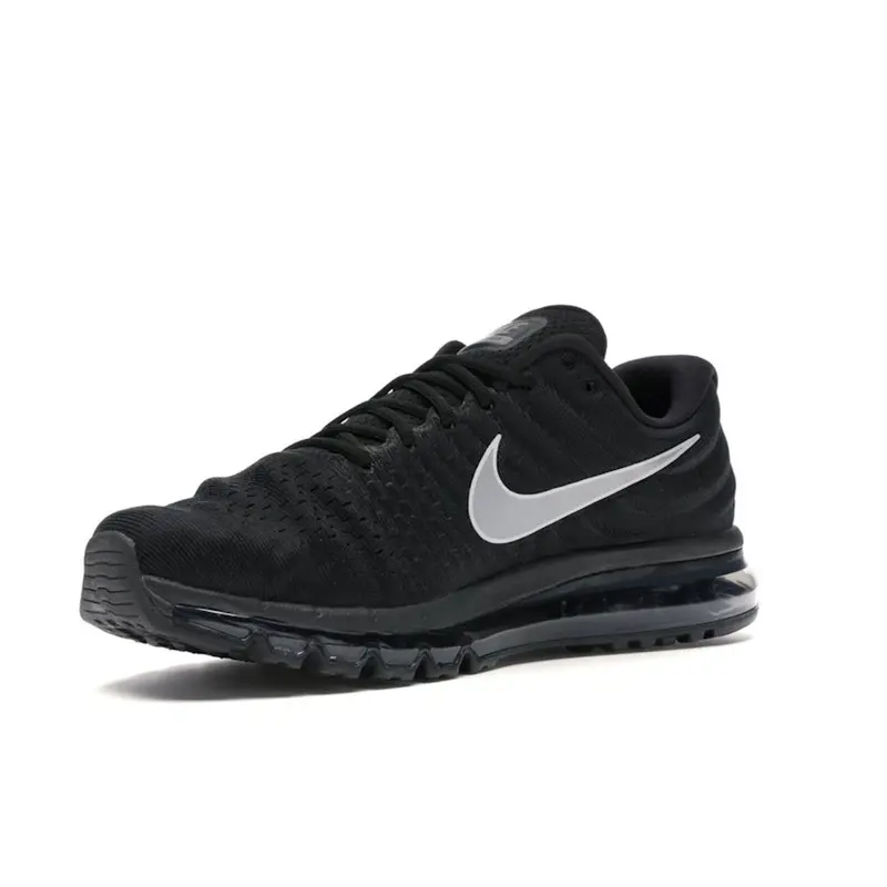 Air Max 2017 Nero Uomo Sneakers Bianco-Antracite 849559-001 44 5 miniatura 3