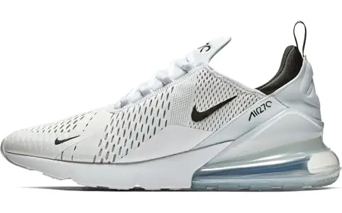 Nike Air Max 270, Scarpe da corsa Uomo, Bianco (White/Black), 38.5 EU