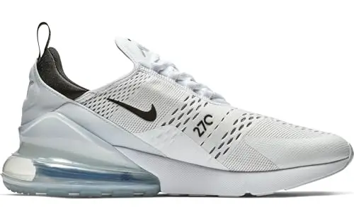 Nike Air Max 270, Scarpe da corsa Uomo, Bianco (White/Black), 38.5 EU miniatura 2