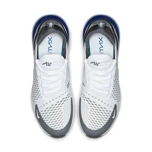 Nike Air Max 270, Scarpe da corsa Uomo, Multicolore (White/White/Persian Violet/Dark Grey), 42 EU miniatura 3