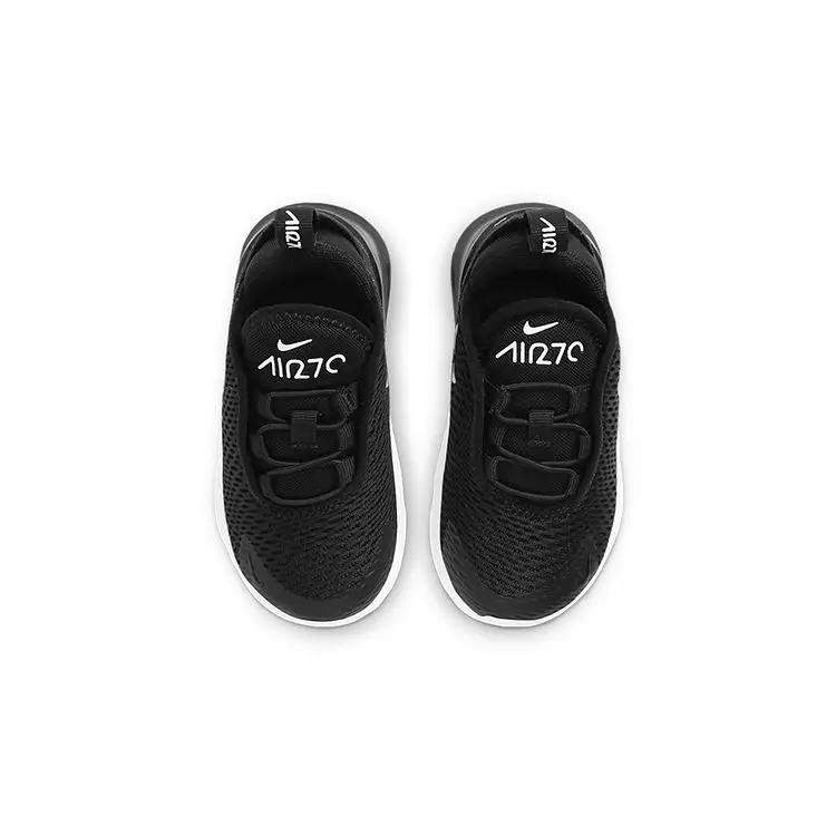 Air Max 270 TD Nero Bianco Sneakers da Bambino Antracite DD1646-002 21 miniatura 2