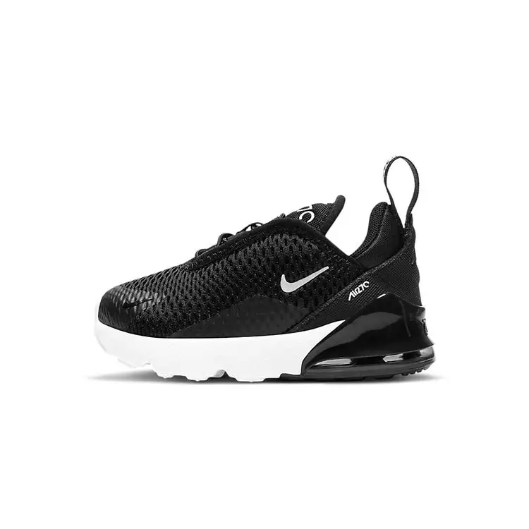 Air Max 270 TD Nero Bianco Sneakers da Bambino Antracite DD1646-002 21