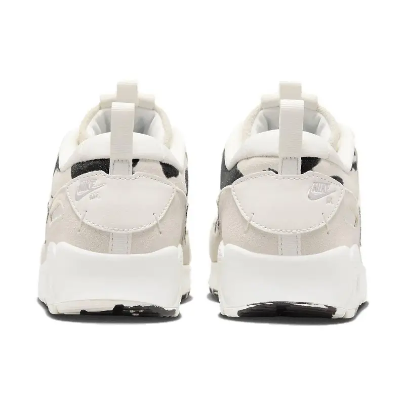 Air Max 90 Futura Stampa Mucca Sneakers da Donna Crema Vela Cromo FN7170-133 35 5 miniatura 3