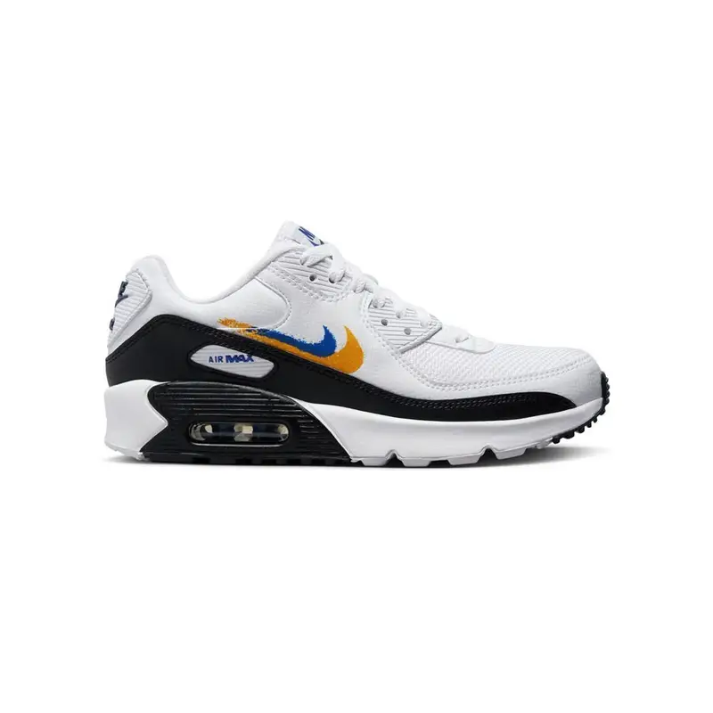 Air Max 90 Gs Nn Gs Bianco Arancio Nero - Sneakers Bambino EUR 39 / US 6 5Y