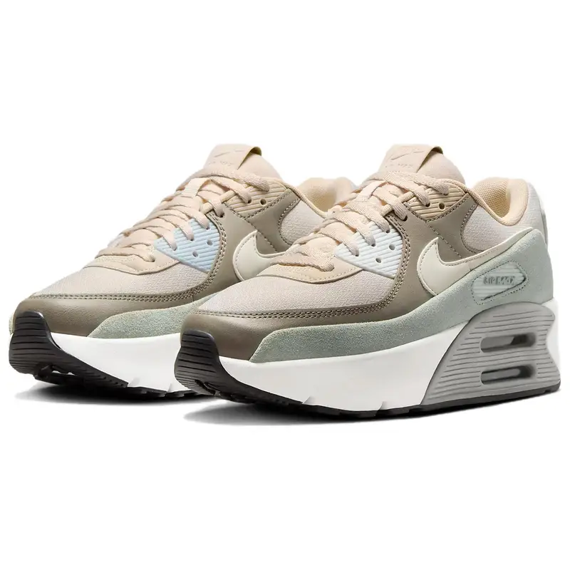Air Max 90 LV9 Sanddrift Jade Horizon Sneakers da Donna Verde Esercito Chiaro Osso Chiaro FD4328-108 38 5 miniatura 3