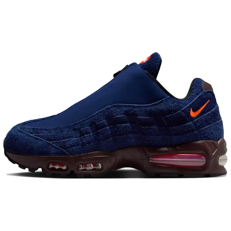 Air Max 95 Zip Big Bubble - Blu Leale Sneakers Unisex Ipercrimson El-Dorado Cremisi Brillante IM0695-400 42