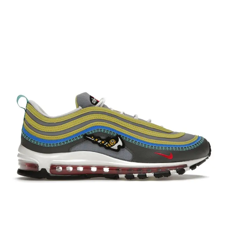 Air Max 97 Air Sprung Scarpe da Ginnastica da Uomo Grigio Grigio Ferro Grigio Particellare DH4759-001 45