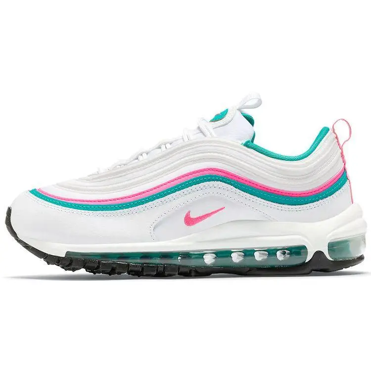 Air Max 97 Bianco Rosa Verde Turbo Scarpe da Ginnastica da Donna Iper-Rosa DC5223-100 38