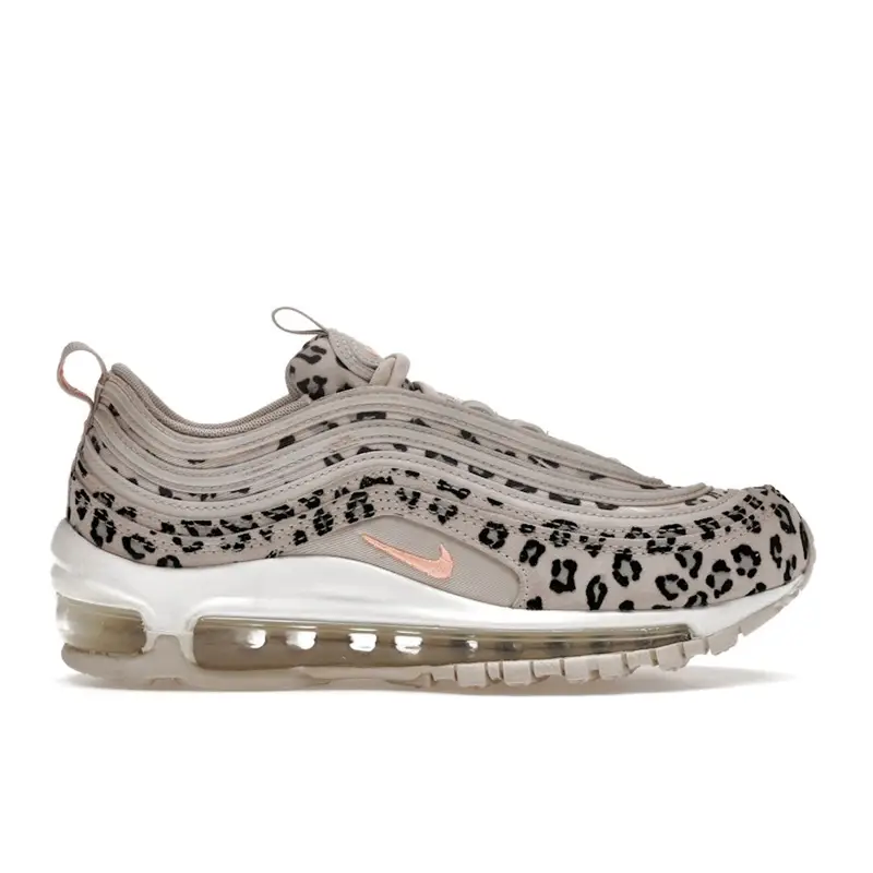 Air Max 97 Leopard Scarpe da Ginnastica da Donna Crema Sabbia del Deserto Bianco CW5595-001 36