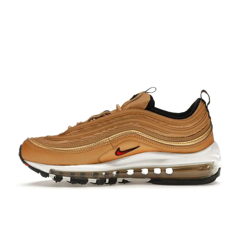 Air Max 97 OG Oro Metallizzato 2023 Sneakers da Donna Varsity-Rosso Bianco Nero DQ9131-700 36 5 miniatura 5