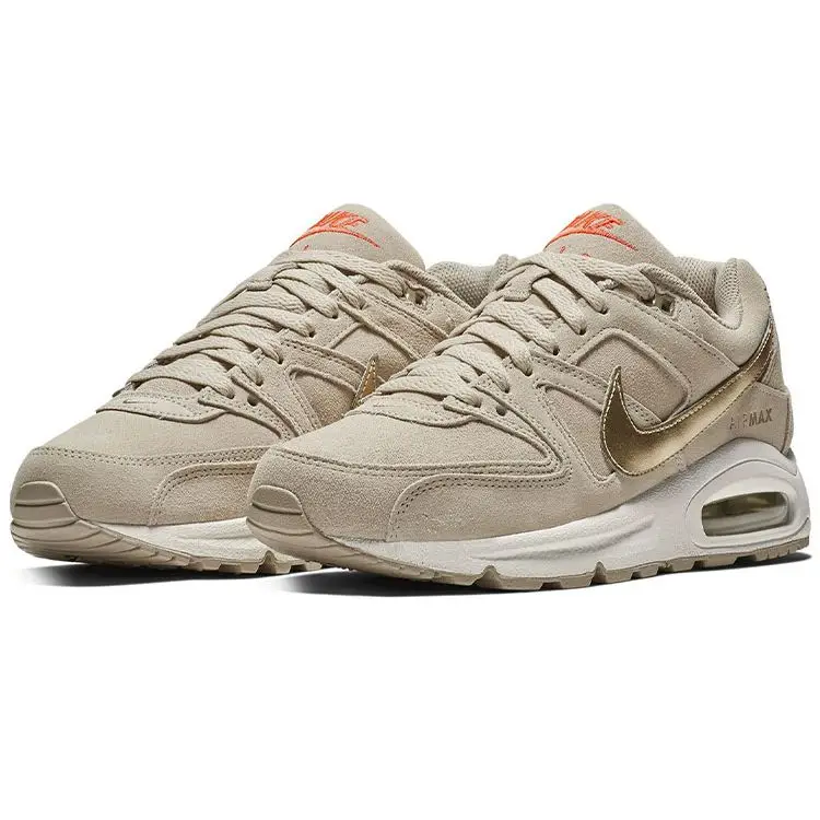 Nike Sneakers da Donna Oro Metallizzato e Marrone Air Max Command miniatura 2