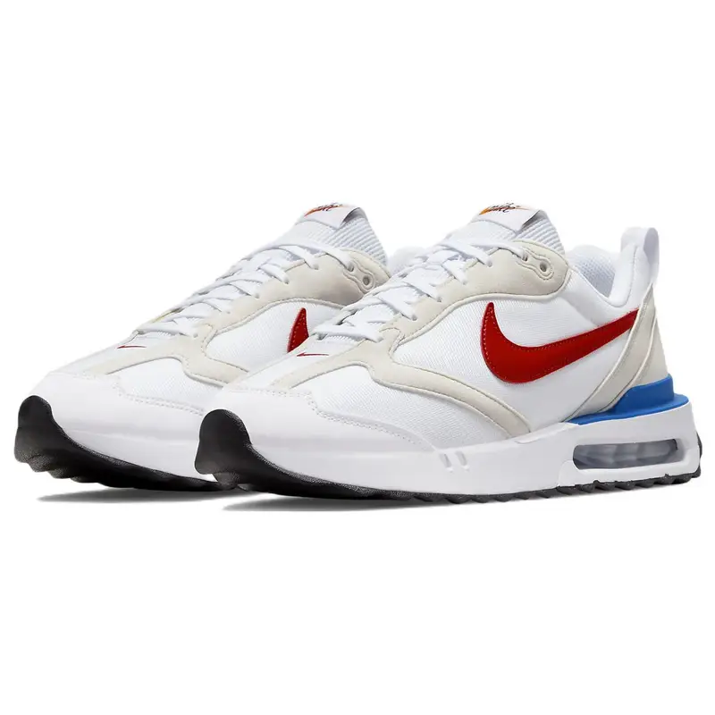 Air Max Dawn Bianco Blu Rosso Uomo Sneakers Foto-Blu Nero DM0013-100 46 miniatura 2