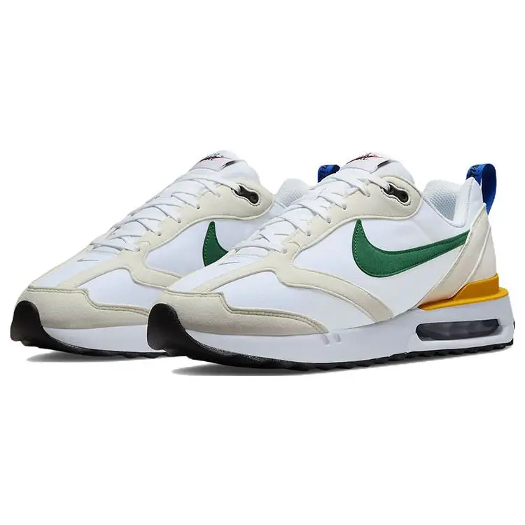 Air Max Dawn Tessuto Pelle Sport Comfort Ammortizzazione Antiscivolo Resistente all Usura Scarpe Casual Basse Uomo sneaker Bianco Verde DV3489-100 41 miniatura 3