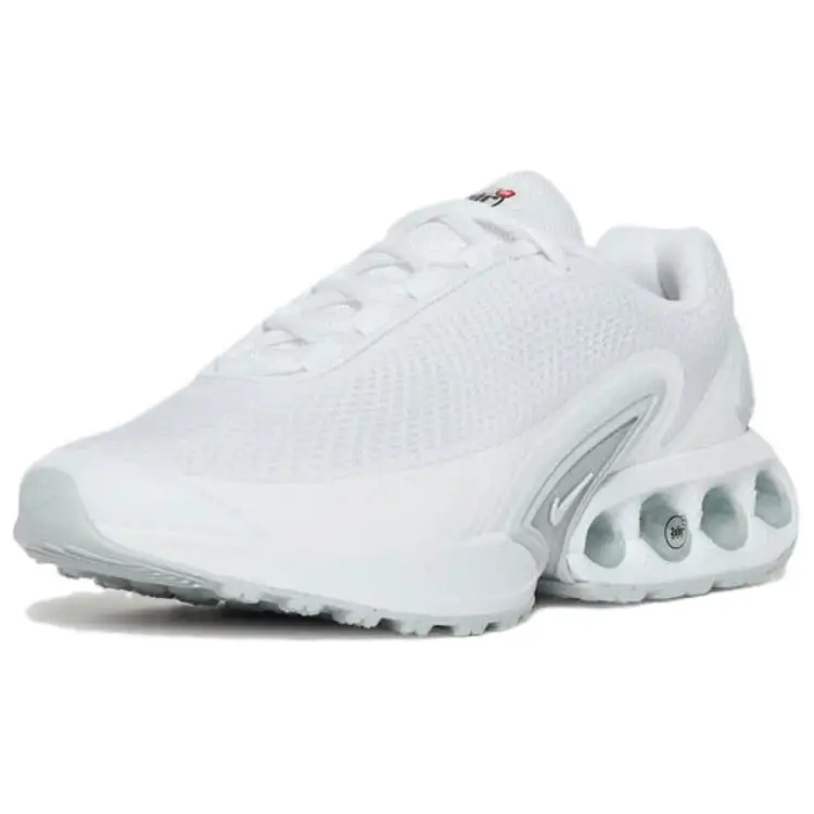 Nike Sneakers Donna Bianco e Argento Metallizzato Air Max DN miniatura 4