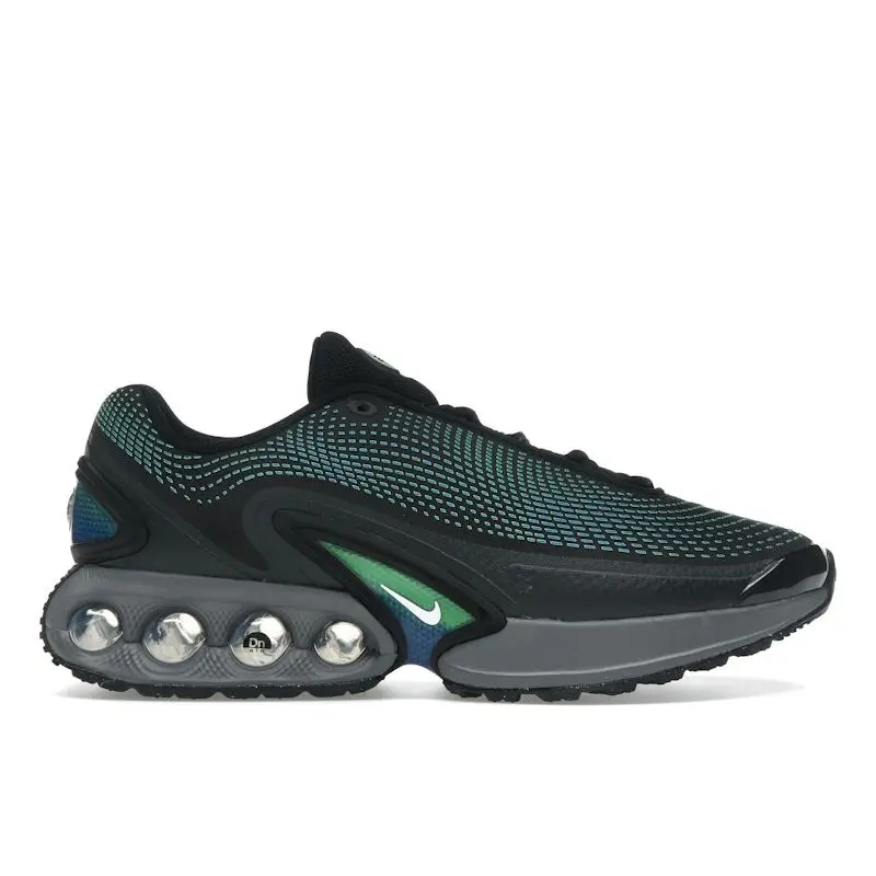 Air Max DN Hyper Cobalt Rage Green Scarpe da Ginnastica da Uomo Nero Bianco Grigio Freddo DV3337-010 43