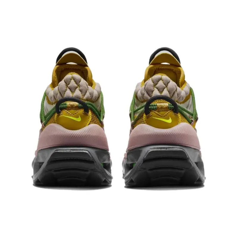 Air Max Flyknit Venture Bronzino Malva Affumicato Sneakers Donna Giallo Volt Grigio Fumo Scuro FD2110-700 35 5 miniatura 4