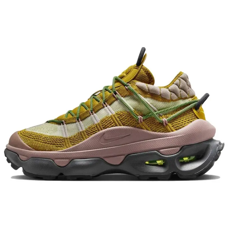 Air Max Flyknit Venture Bronzino Malva Affumicato Sneakers Donna Giallo Volt Grigio Fumo Scuro FD2110-700 39