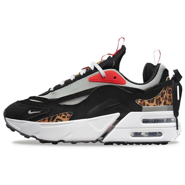 Air Max Furyosa Leopard Scarpe da Ginnastica da Donna Nero Osso Chiaro DH5104-002 38