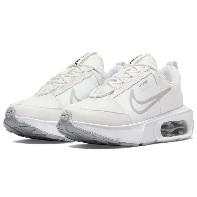 Air Max Interlock Bianco Summit Grigio Fumo Chiaro Sneakers da Donna Vela DQ2904-100 40 miniatura 3