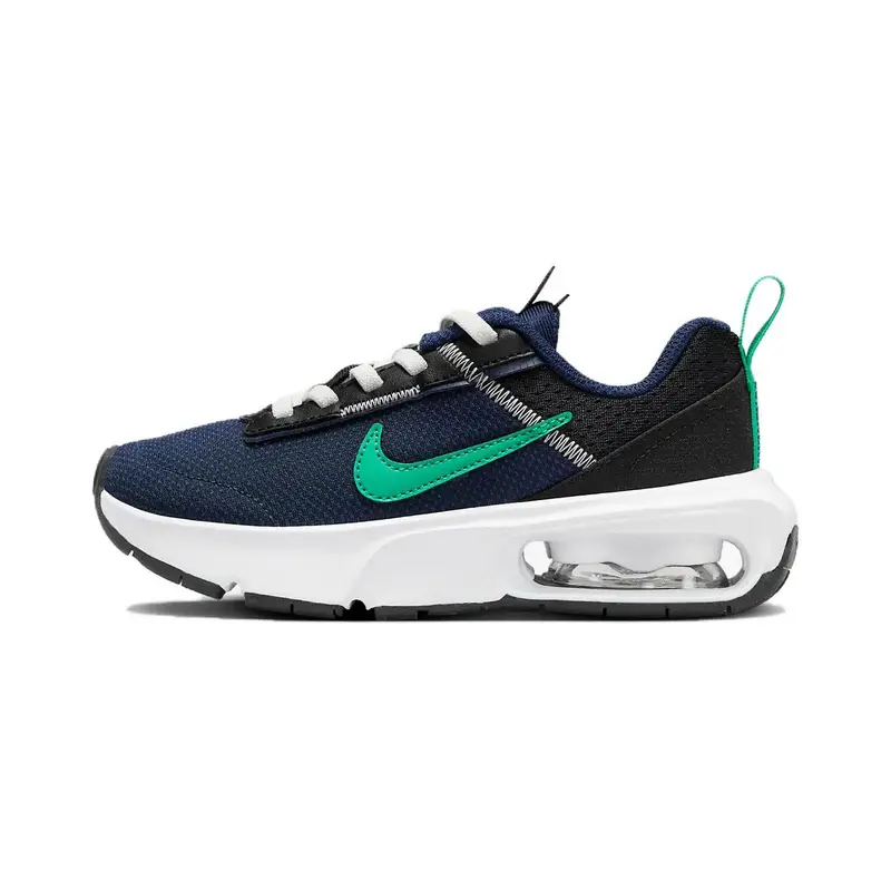 Air Max Interlock PS Blu Navy Mezzanotte Verde Stadio Scarpe da Ginnastica per Bambini Blu Nero Bianco Summit DH9394-402 32