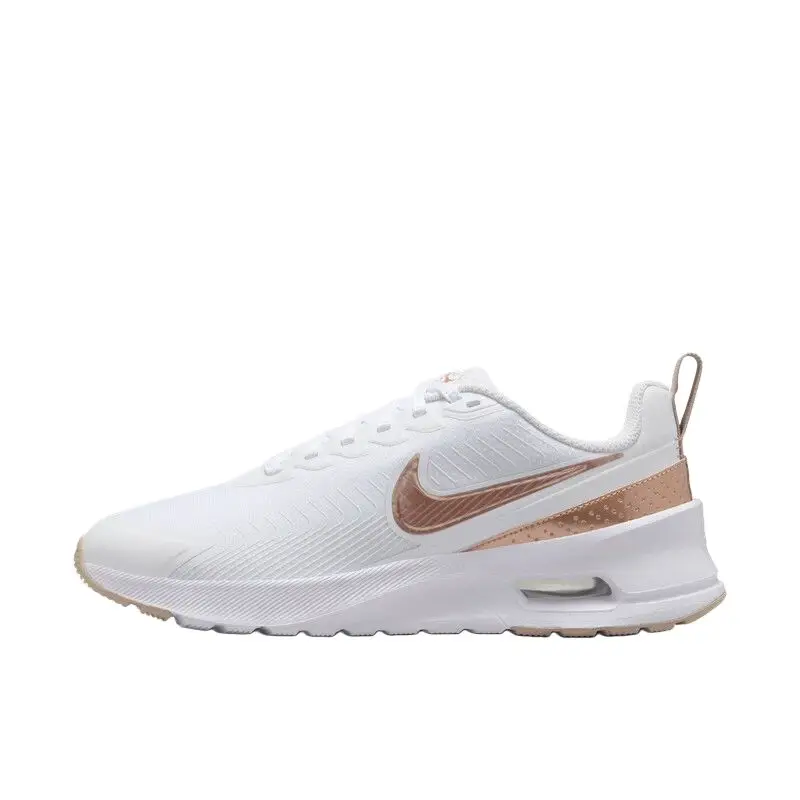 Air Max Nuaxis Bianco Rosso Metallizzato Bronzo Scarpe da Ginnastica da Donna Sabbia Nero HF1233-110 38 5