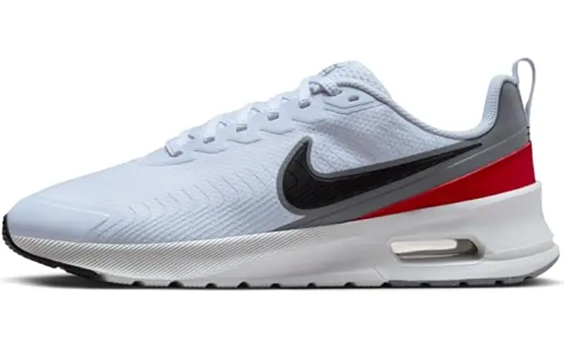 Nike Air Max Nuaxis, Sportswear Uomo, Football Grey/Black-White