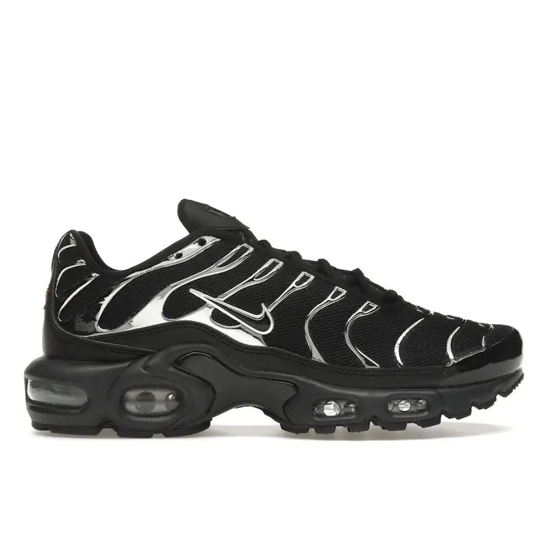 Air Max Plus SE Nero Cromo Argento Sneakers da Donna Argento Metallizzato Laser-Crimson Off-Noir HJ9743-001 36