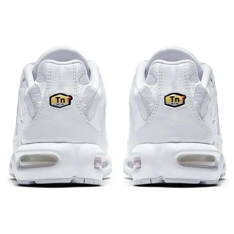 Air Max Plus TN Triple White Sneakers da Uomo Bianco-Bianco AJ2029-100 41 miniatura 5