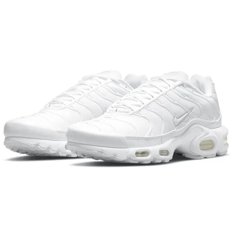 Air Max Plus Triple White Sneakers da Donna Platino Puro DM2362-100 35 5 miniatura 4