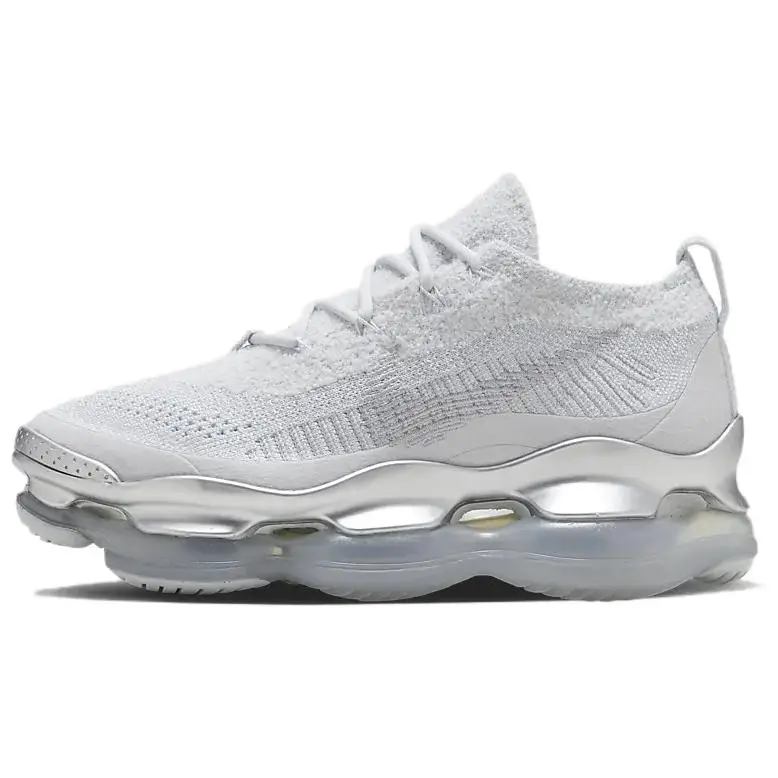 Air Max Scorpion Flyknit Platino Puro Sneakers da Donna Grigio Argento Metallizzato DJ4702-003 45