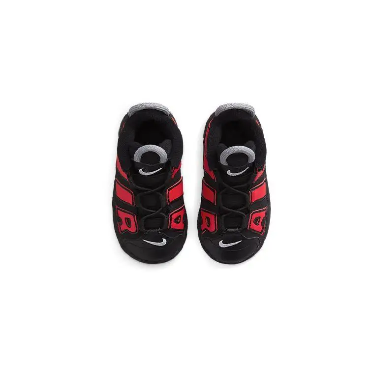Air More Uptempo 96 TD Split Sneakers da bambino Nero Blu notte Bianco DM0020-001 21 miniatura 5