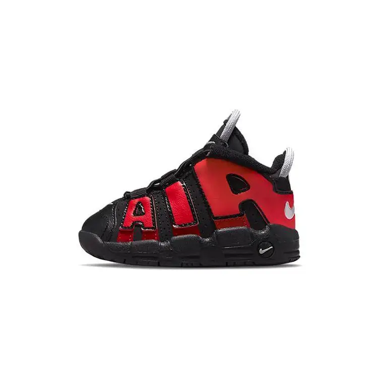 Air More Uptempo 96 TD Split Sneakers da bambino Nero Blu notte Bianco DM0020-001 25