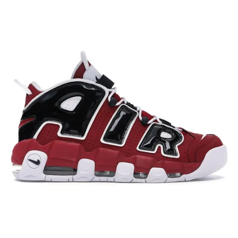 Air More Uptempo Bulls Hoops Pack Scarpe da Ginnastica da Uomo Varsity-Red Nero-Bianco 921948-600 44