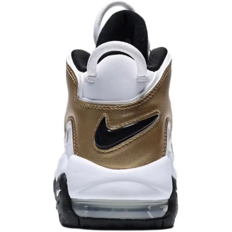 Air More Uptempo Comode Morbide Scarpe da Basket Alte per Bambini Scarpe da basket unisex Bianco Platino IO7601-171 36 5 miniatura 2