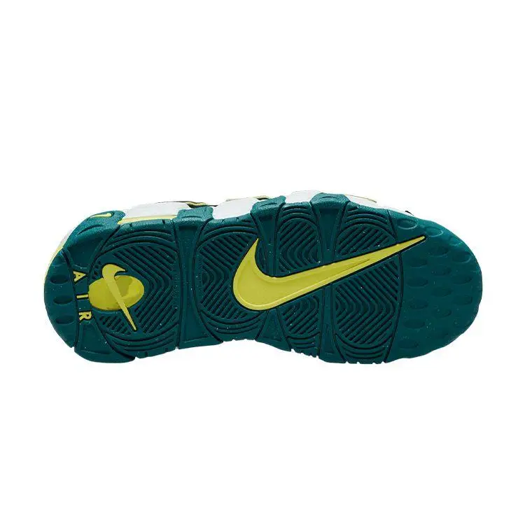 Air More Uptempo GS Nero Geode Teal Sneakers Bambino Clear-Jade Volt DZ2809-001 39 miniatura 2