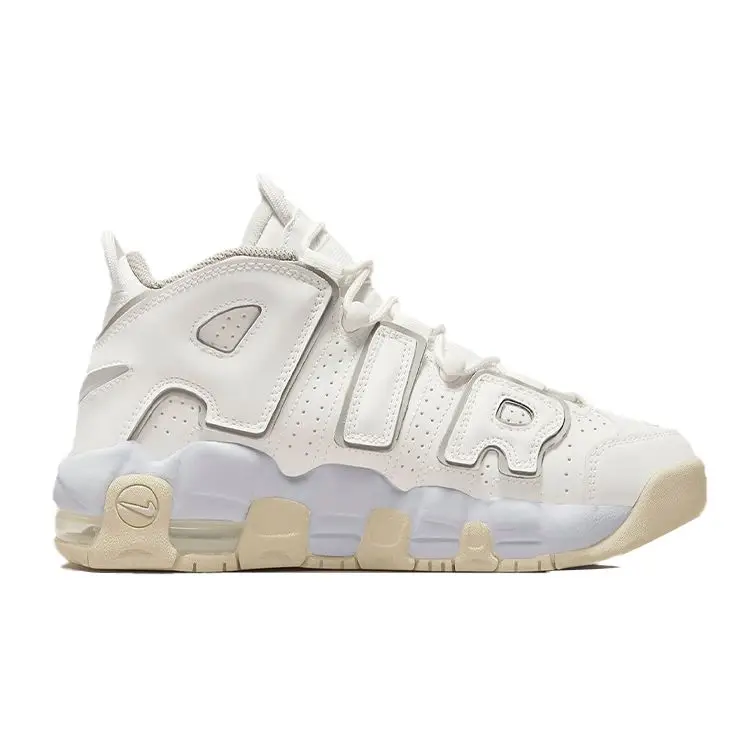 Air More Uptempo GS Phantom Sand Drift Sneakers da Bambino Bianco Light-Iron-Ore DM1023-001 39 miniatura 2